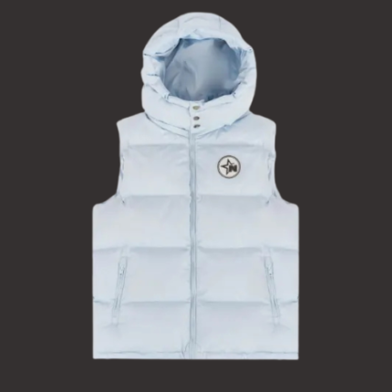 Baby Blue Noneofus Puffer Vest