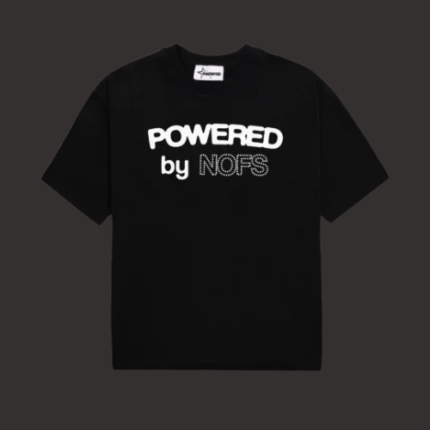 Black Powered By NOFS T-Shirt