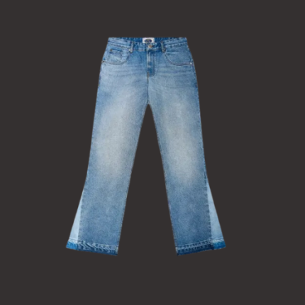 Blue Nofs Flared Denim Jeans